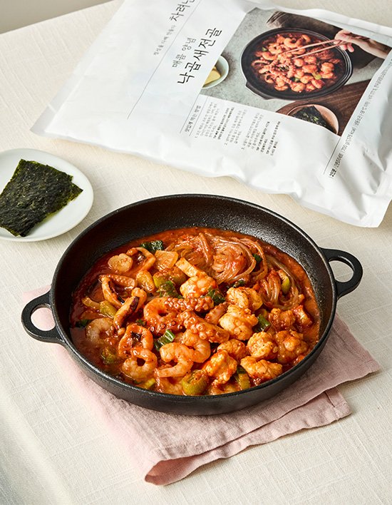 [차려낸] 매콤 양념 낙곱새 전골