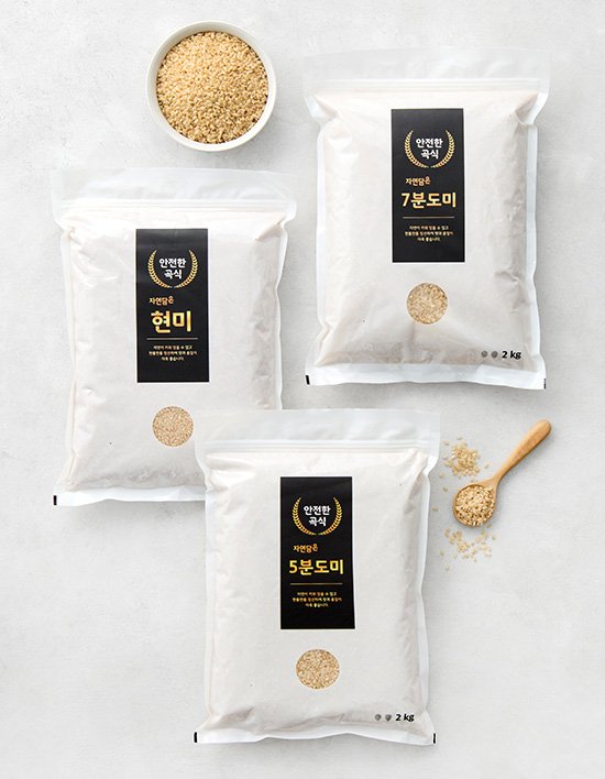 취향대로 골라 먹는 현미 2kg 5종