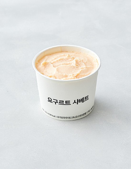 [지엔씨푸드] 빅사이즈 요구르트 샤베트 350mL