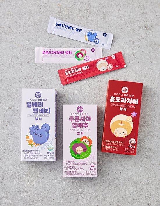 [룰루맘] 우리아이 좋은습관 스틱 젤리 3종 (택1)