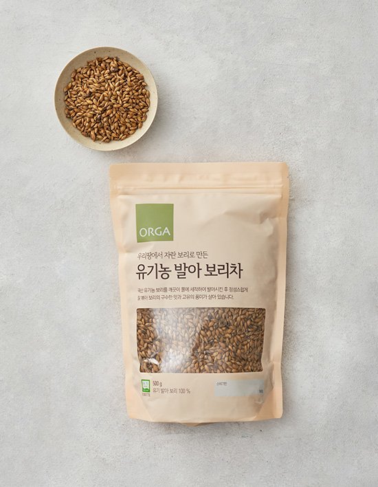 [올가] 유기농 발아 보리차 500g