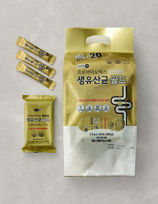 [락토온] 서울약사신협 프로바이오틱스 생유산균 골드 (120일분)
