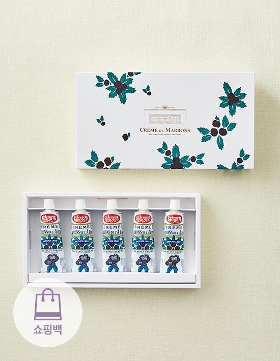 [선물세트] 크렘드마롱 부드러운 밤잼 쁘띠 (78g X 5입)