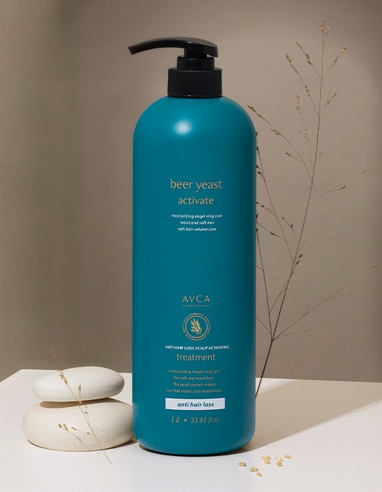 [아브카] 맥주효모 두피케어 탈모증상완화 트리트먼트 1L