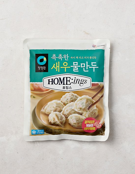 [호밍스] 촉촉한 새우물만두 420g