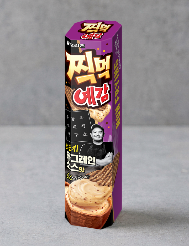 [오리온] 찍먹 예감 스모키 홀그레인소스맛 76g - 마켓컬리