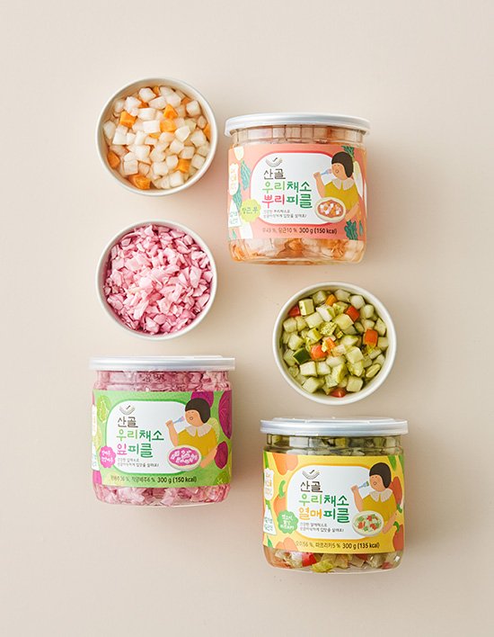 [에코맘의산골이유식] 산골 우리채소 피클 3종 (택1)