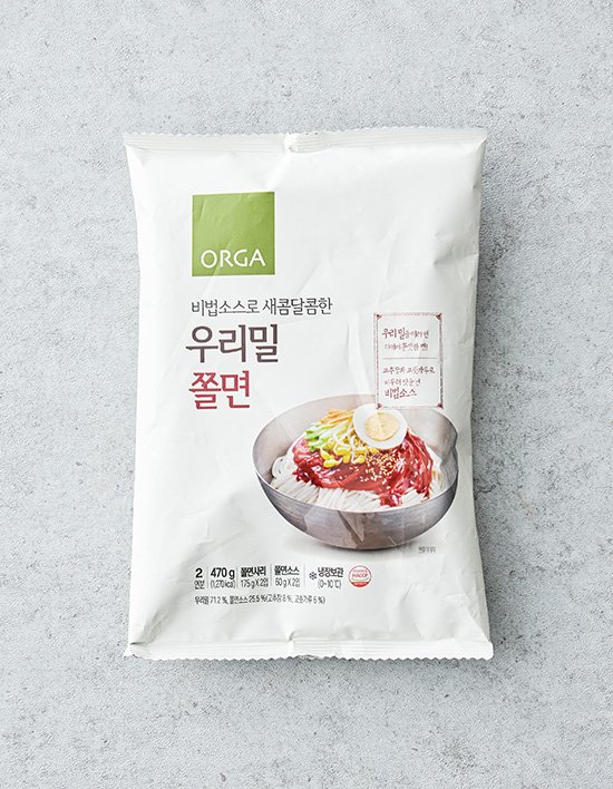 [올가] 우리밀 쫄면 470g (2인분)