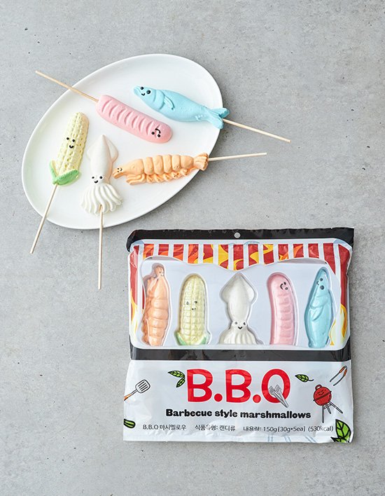 캠핑 바베큐 마쉬멜로우 세트 150g