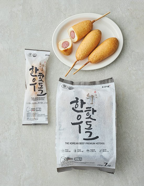 [오마뎅] 한우 핫도그 770g(110gX7개입)