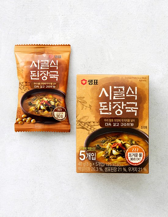 [샘표] 즉석 시골식된장국 40g(5개입)