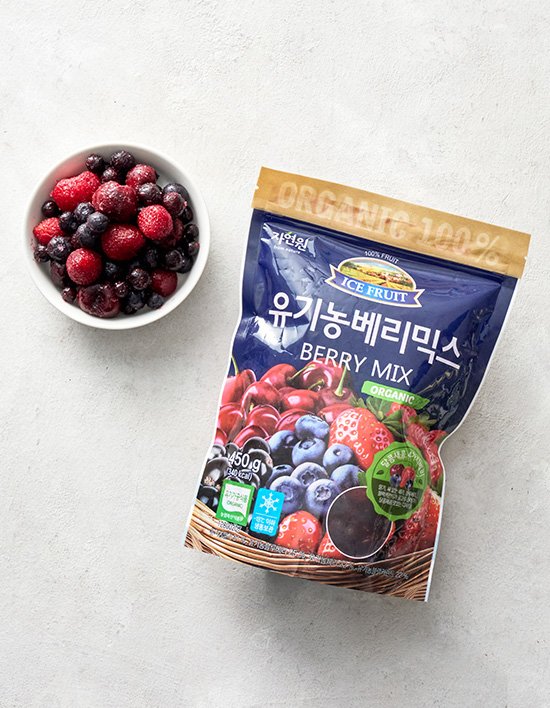 [자연원] 냉동 유기농 베리믹스 450g