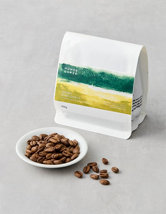 [모모스] 싱글오리진 원두 200g (에티오피아 예가체프 반코 첼체레)