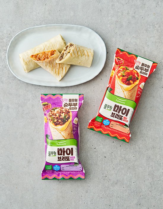 [풀무원] 순두부 또띠아로 감싼 마이브리또 2종 2개입 (택1)