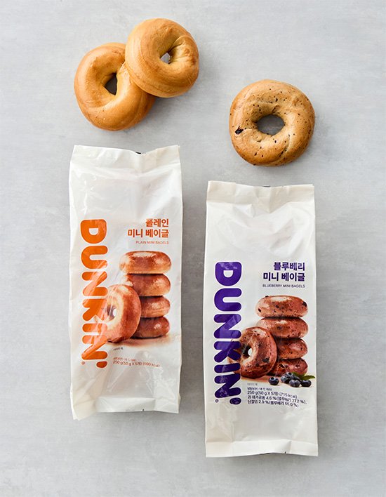 [던킨도너츠]  미니 베이글 2종 (50gX5개입) (택1)