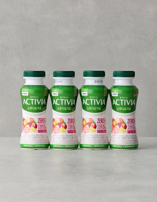 [풀무원다논] 액티비아 스무디 딸기바나나 (150mL X 4개)