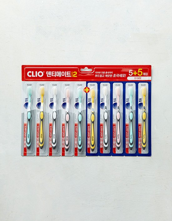 [크리오] (칫솔증정)향균/초극세모 칫솔 9종 (택1)