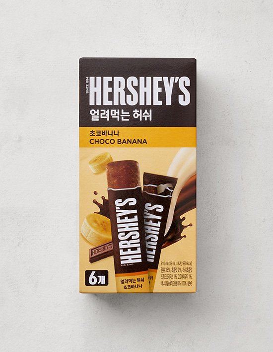 [매일] 얼려먹는 허쉬 초코바나나 (85mL X 6개)