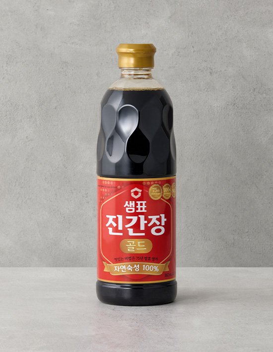[샘표] 자연숙성 100% 진간장 골드 860ml