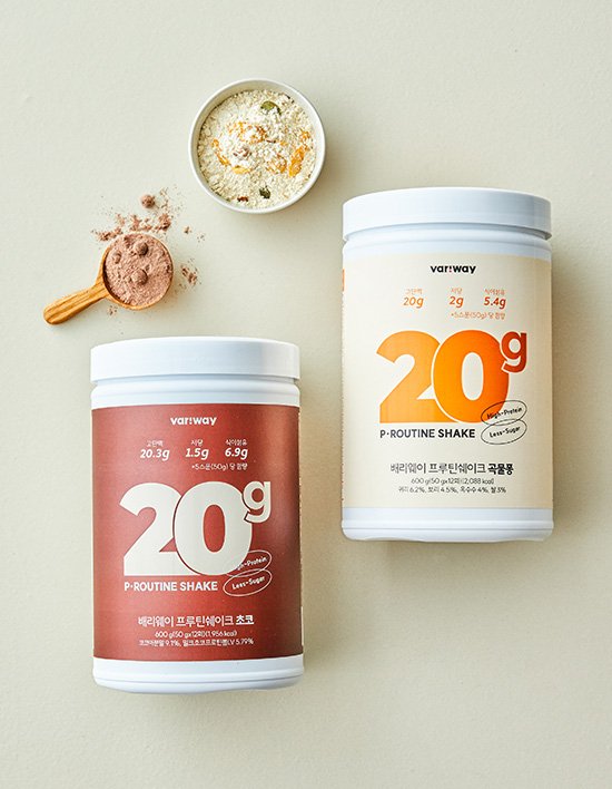 [배리웨이] 프루틴쉐이크 대용량 600g 2종 (택1)