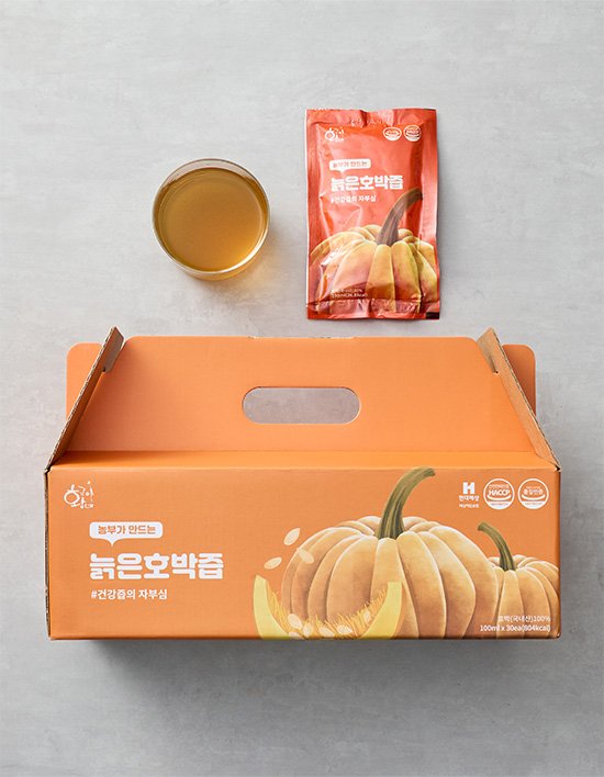 [황금이네] 물넣지않은 늙은 호박즙 100mL 30포