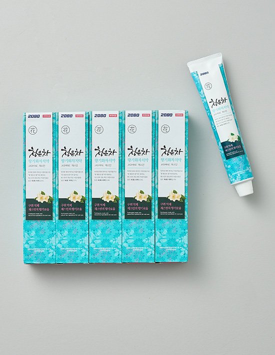 [2080] 청은차 향기화차 치약 190g 5개입