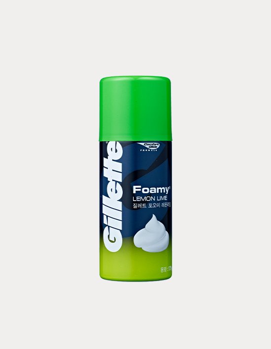 [질레트] 포오미 레몬라임 쉐이빙 폼 175g