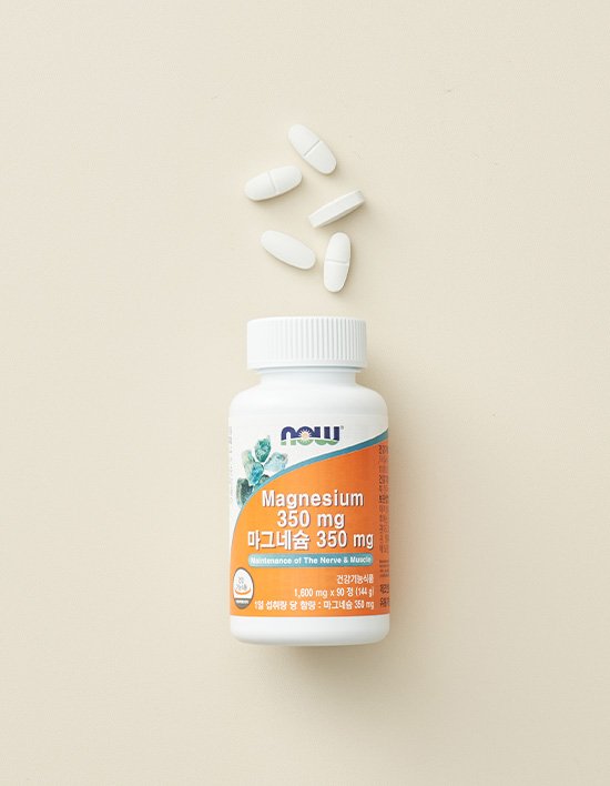 [나우푸드] 마그네슘 350mg (90일분)