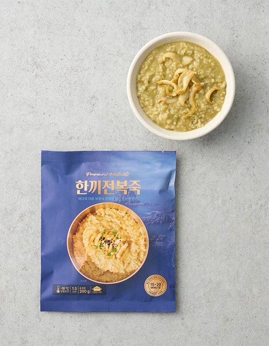 [한끼푸드] 완도산 전복내장죽