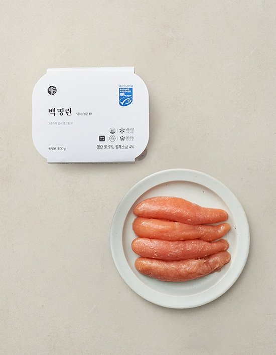 [덕화명란] MSC인증 백명란 100g (냉동)