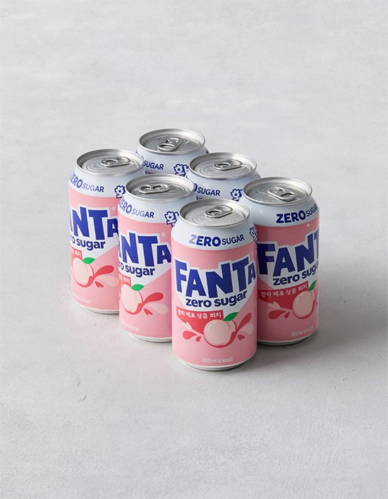 [코카콜라] 환타 제로 상큼피치 (350mL X 6개)