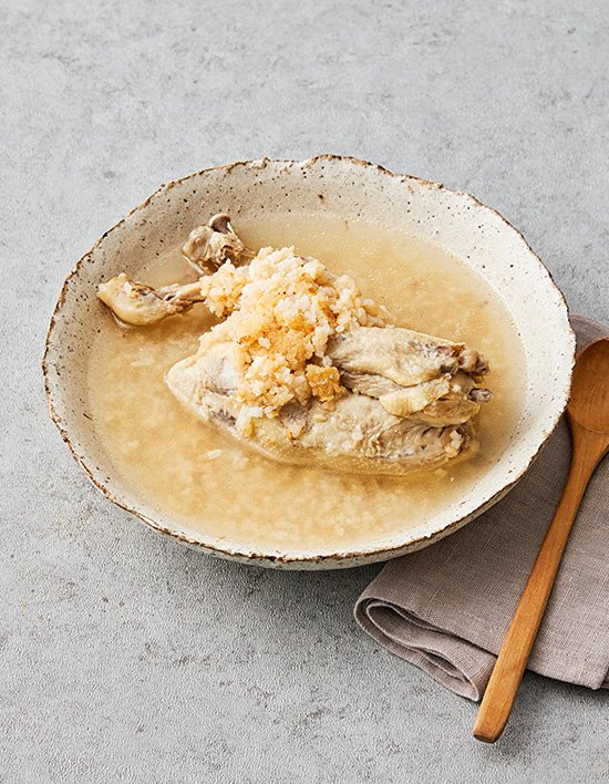 [진실된손맛] 현미누룽지 삼계탕