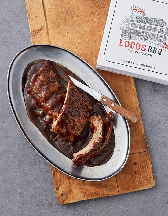 [로코스] 애플 바베큐 폭립 500g