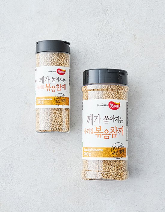 [햇님마을] 국산 100% 깨가 쏟아지는 볶음참깨 2종