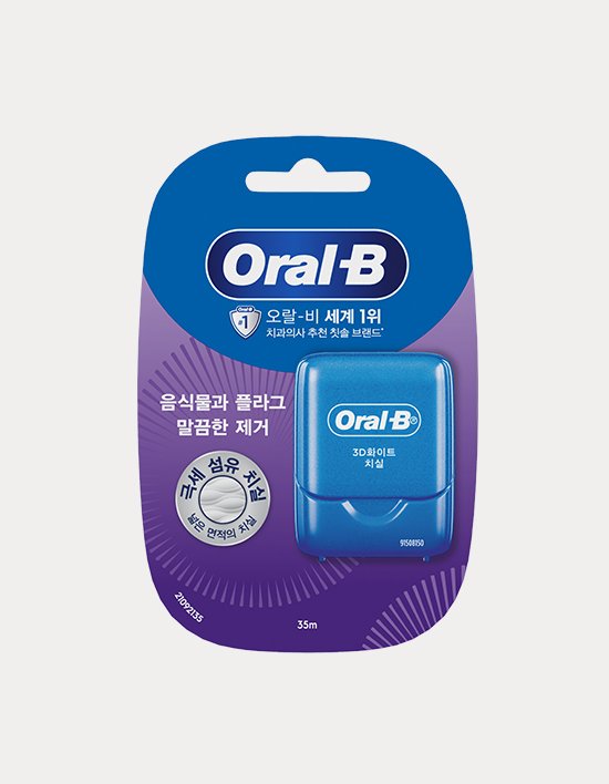 [오랄비] 3D 화이트 치실 35M