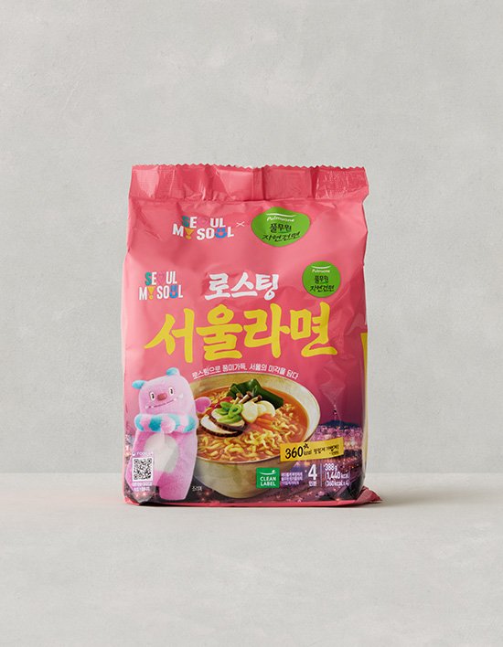 [풀무원] 로스팅 서울라면 4개입