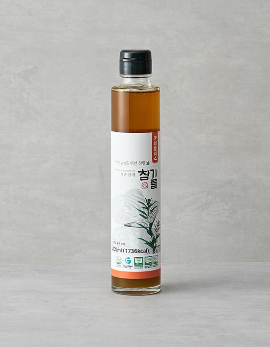 [농부플러스] 저온 압착 참기름 200mL