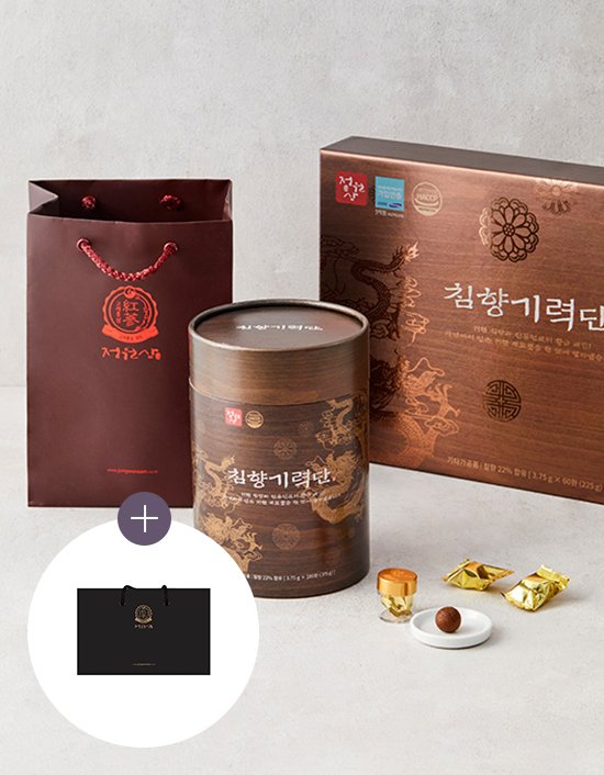 [선물세트][정원삼] 침향기력단 2종 (택1)
