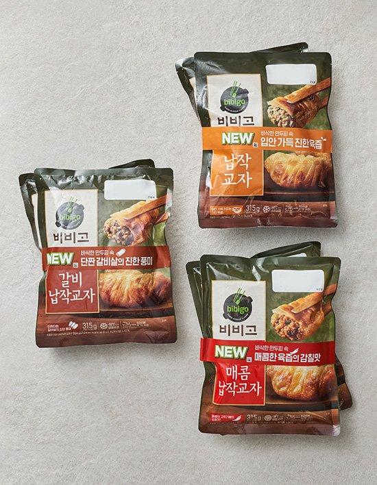 [비비고] 납작교자 3종 315gx2개입