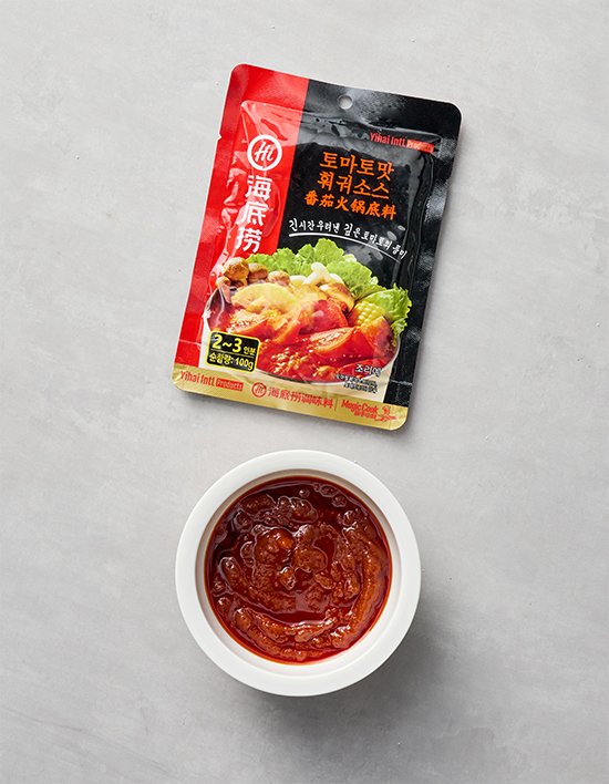 [하이디라오] 훠궈소스100g (토마토맛 탕용)