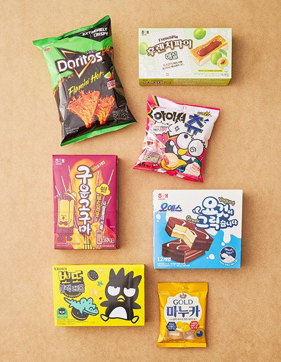 나들이 맞이 스낵 & 캔디젤리 간식 7종 (택1)