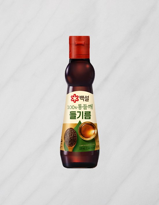 [백설] 100% 통들깨 들기름 320mL