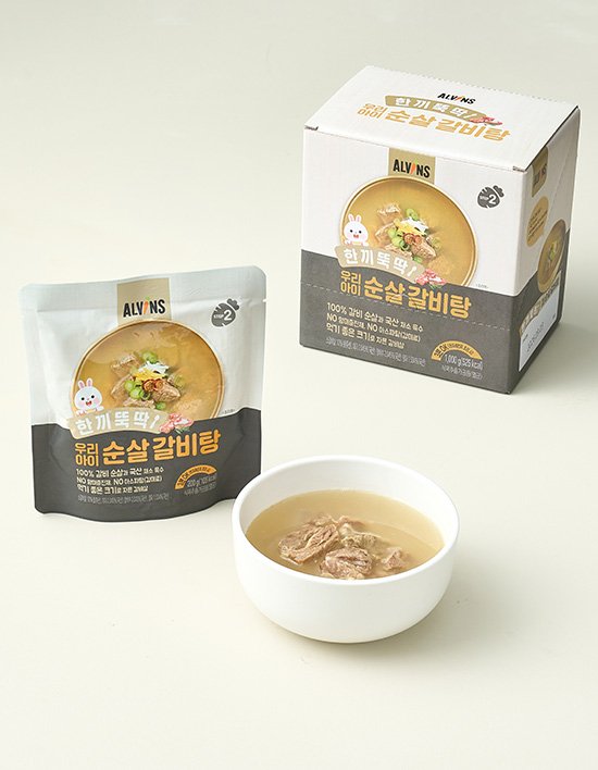 [엘빈즈] 한끼뚝딱 우리아이 순살 갈비탕 1박스(5팩)