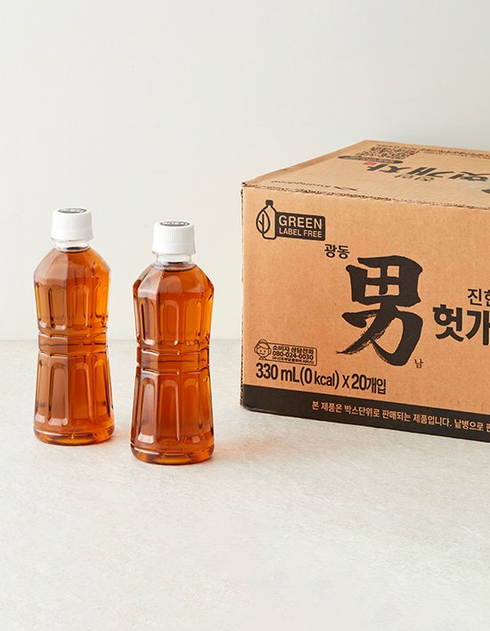[광동] 헛개차 무라벨 (330mL X 20개)