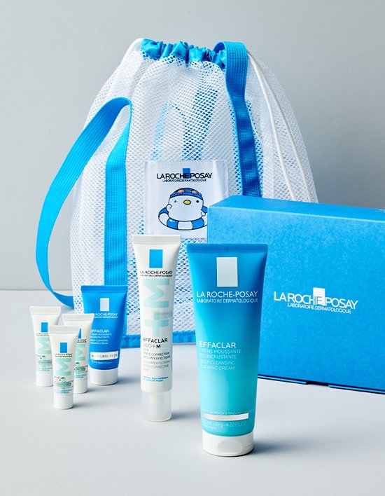 [라로슈포제] ‘트러블 피부 BEST 루틴’ 에빠끌라 포밍크림 + 에빠끌라 듀오+M 에센스 세트 (+3일 루틴 키트 & 알덕 비치백 증정)