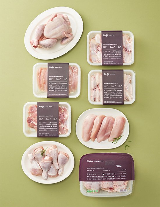 [Kurly's] 동물복지 닭고기 8종 (냉장)