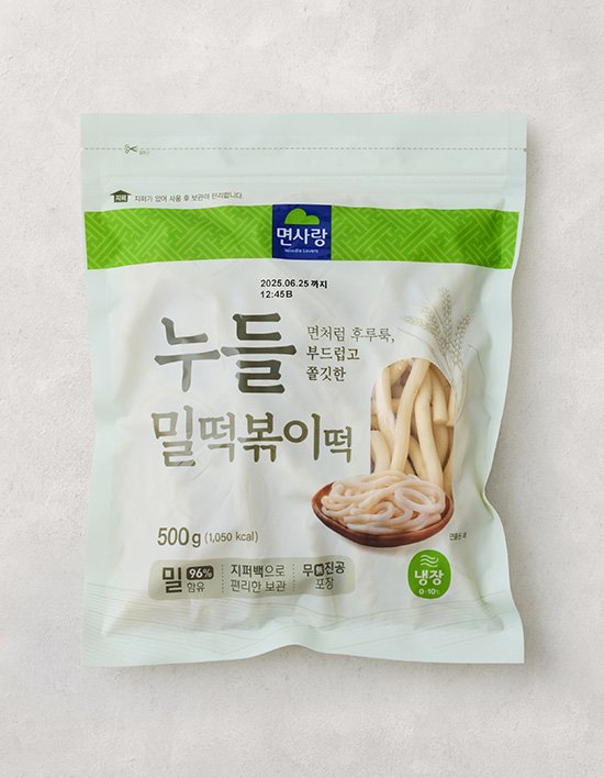 [면사랑] 누들밀 떡볶이떡 500g (지퍼백)