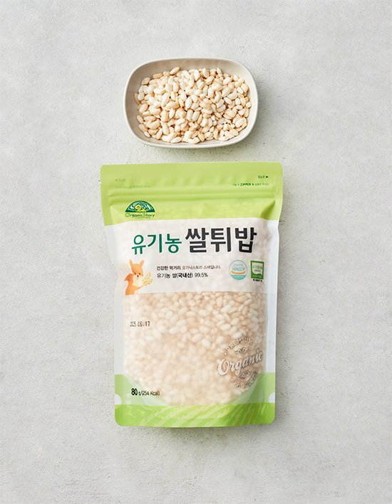 [오가닉스토리] 유기농 쌀튀밥 80g