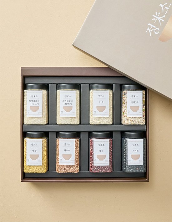 [선물세트] [정미소]특별재배미 오곡세트 4kg (14분도)(백미 : 25년 햅쌀) 