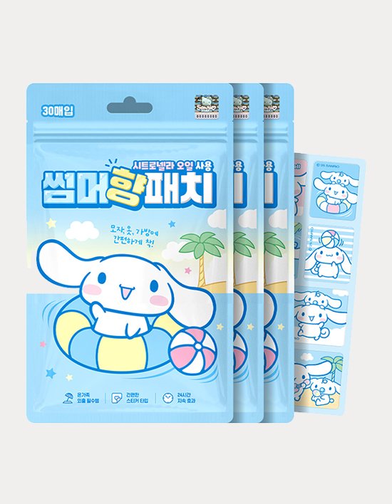[아텍스] 시나모롤 썸머향패치 30매입*3묶음